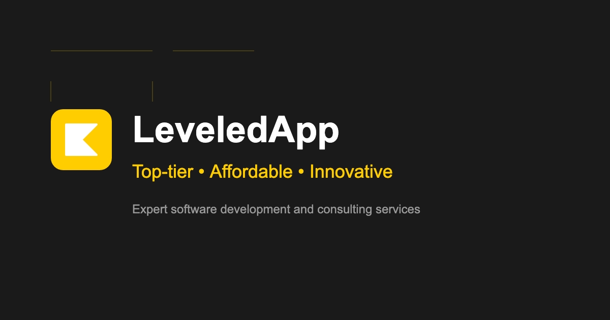 LeveledApp - Software Development Services